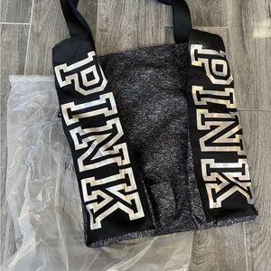 NEW Victorias Secret PINK Gray Tote Bag